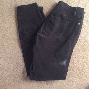 High Riser Skinny Corduroy Pants
